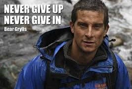 Never give up
