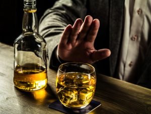 No thanks to alcohol