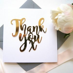 thank you card