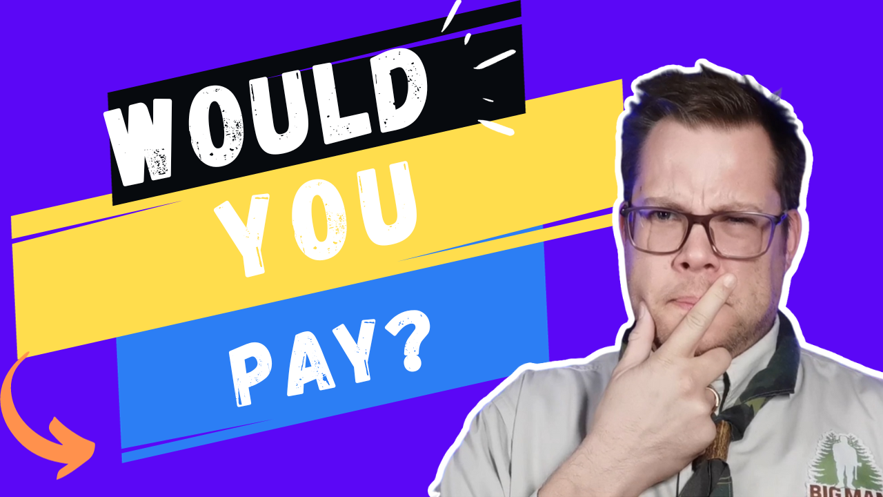 🎥 New Video Alert! Join me in this discussion on whether Scout Leaders should be asked to pay for attending Scout Camp. Is it a reasonable request, or should it be reconsidered?