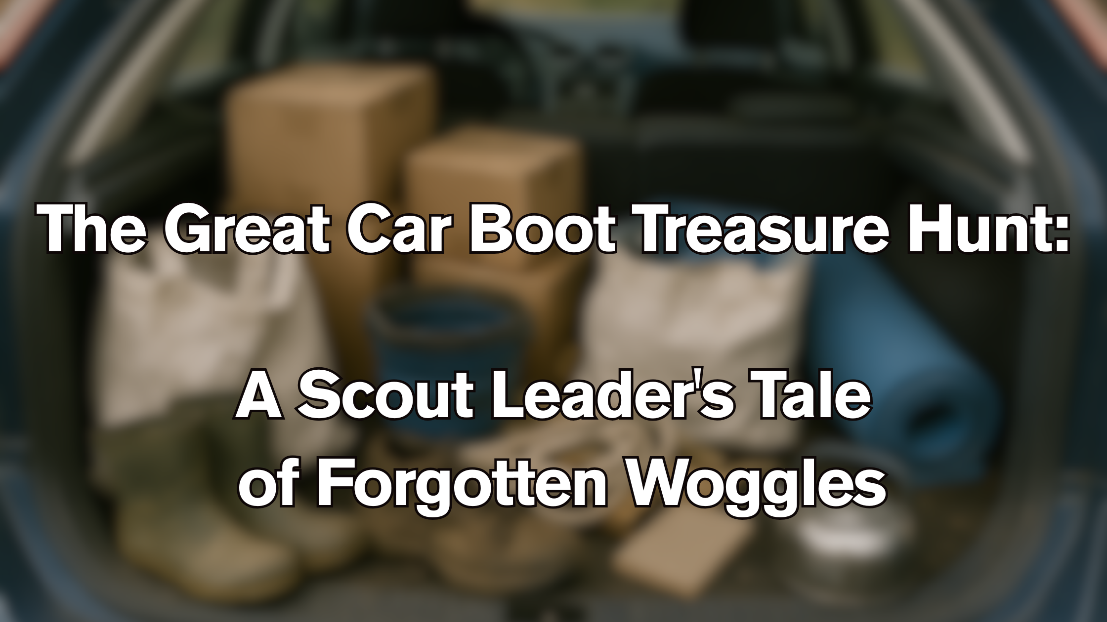 The Great Car Boot Treasure Hunt: A Scout Leader’s Tale of Forgotten Woggles