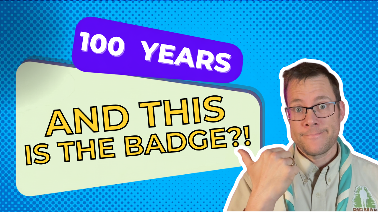 🏕️ 100 Years of Gilwell Reunion… and THIS is the badge?!